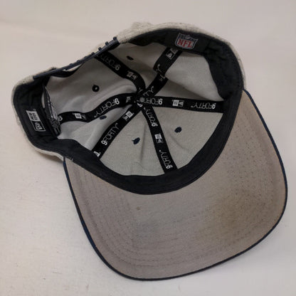 Dallas Cowboys Snapback Hat Gray Blue New Era 9Forty Embroidered NFL