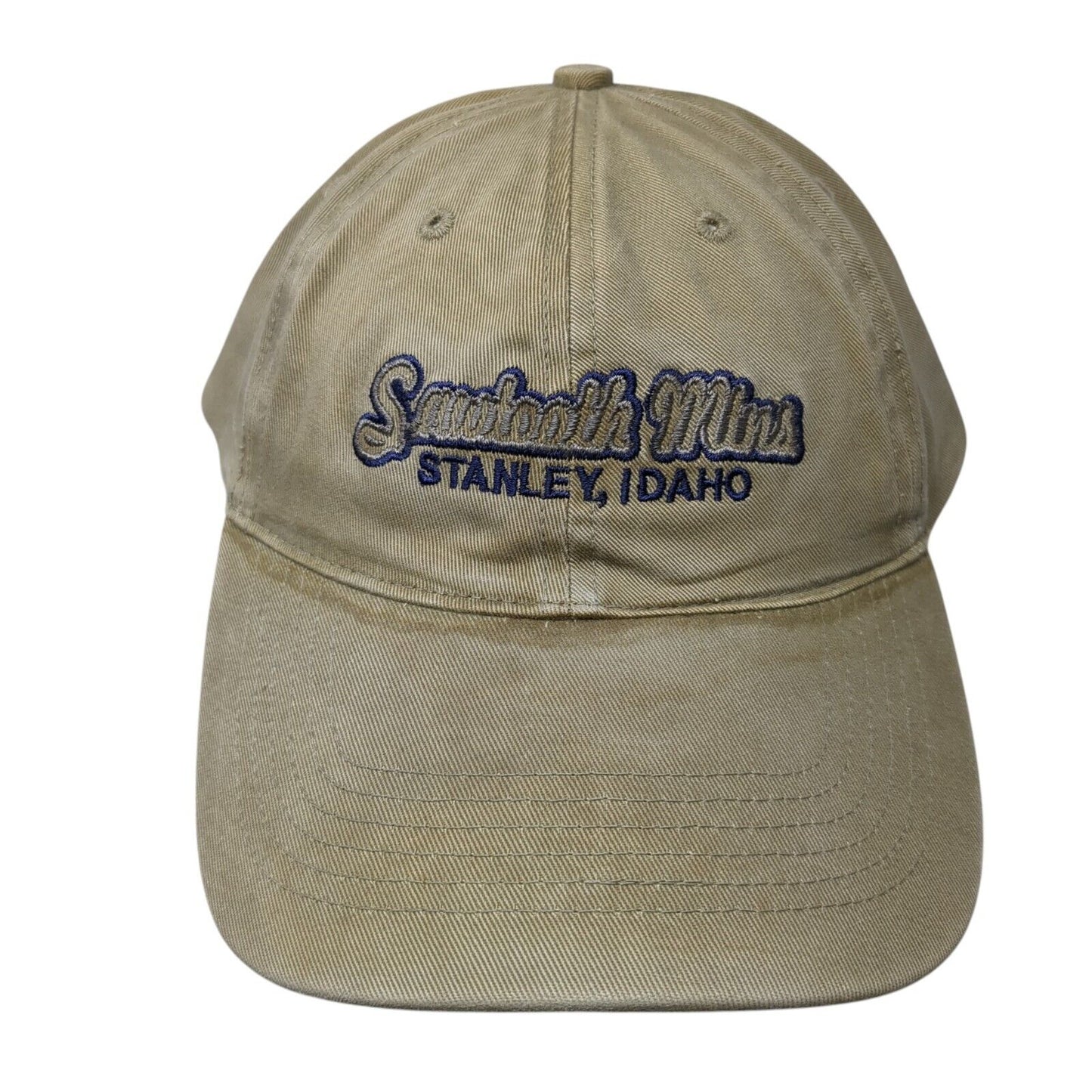 Sawtooth Mtns Stanley Strapback Hat Brown One Size Adjustable Levelwear