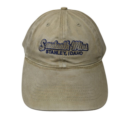 Sawtooth Mtns Stanley Strapback Hat Brown One Size Adjustable Levelwear