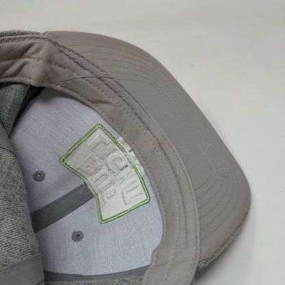 Bud Light Lime Snapback Hat Gray OSFM Adjustable Embroidered Quake City Caps