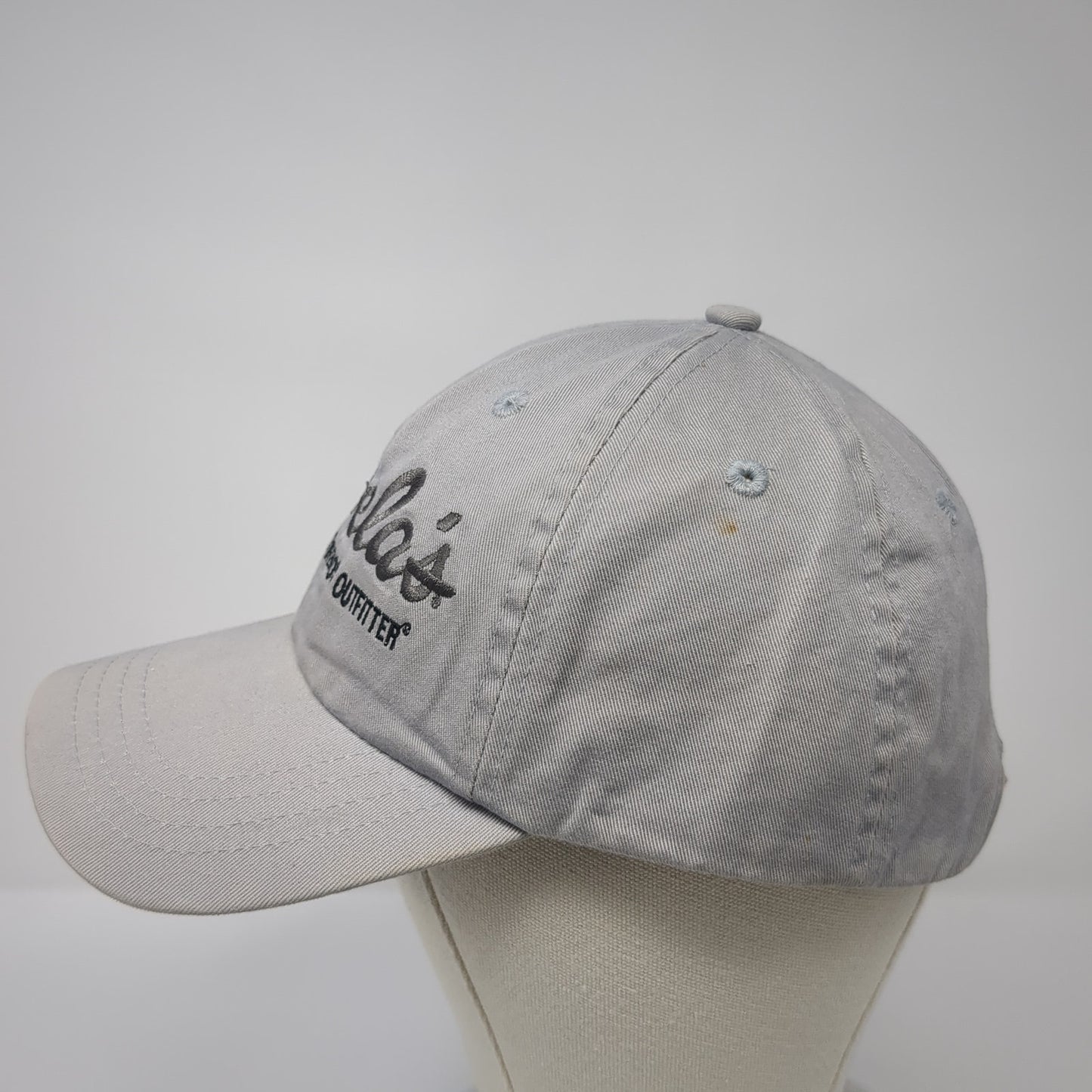 Cabela's Worlds Foremost Outfitters Baseball Cap Gray OS Adjustable Embroidered