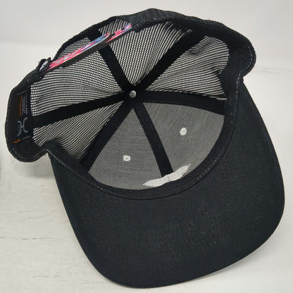 Hooey Trucker Hat Black One Size Rope Like A Girl Tribal Print Mesh Snapback