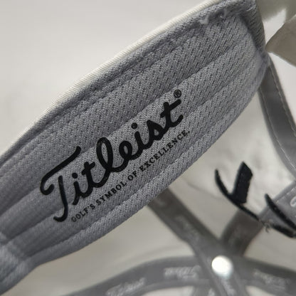 Titleist Baseball Cap White One Size Golf Slideback TSR Logo Gray Underbill Hat