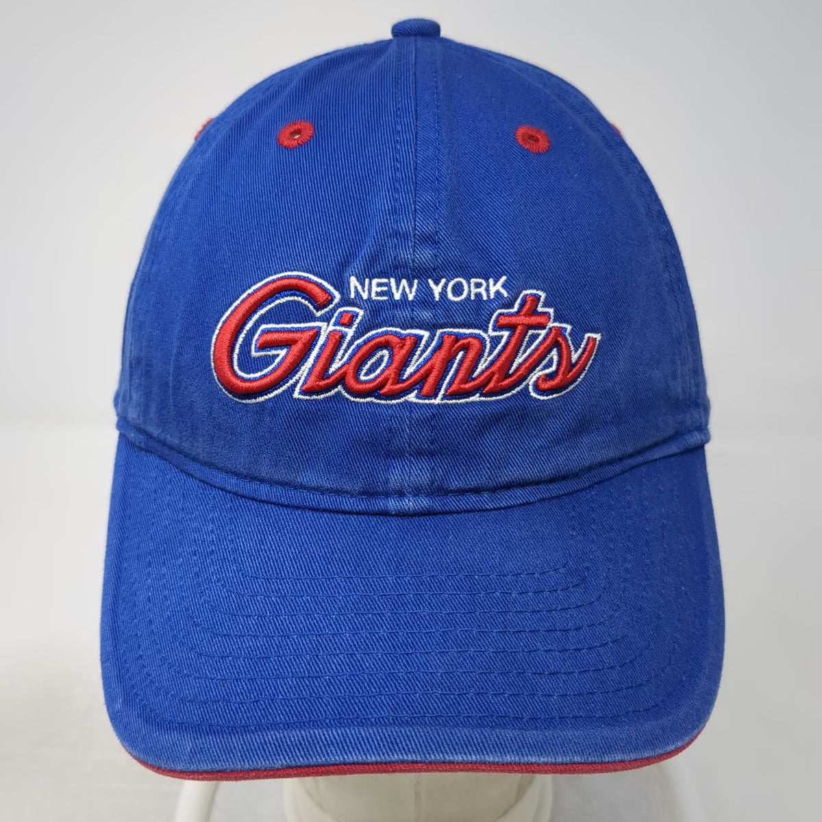 Reebok NFL New York Giants Hat Blue One Size Cap Embroidered Slideback Onfield