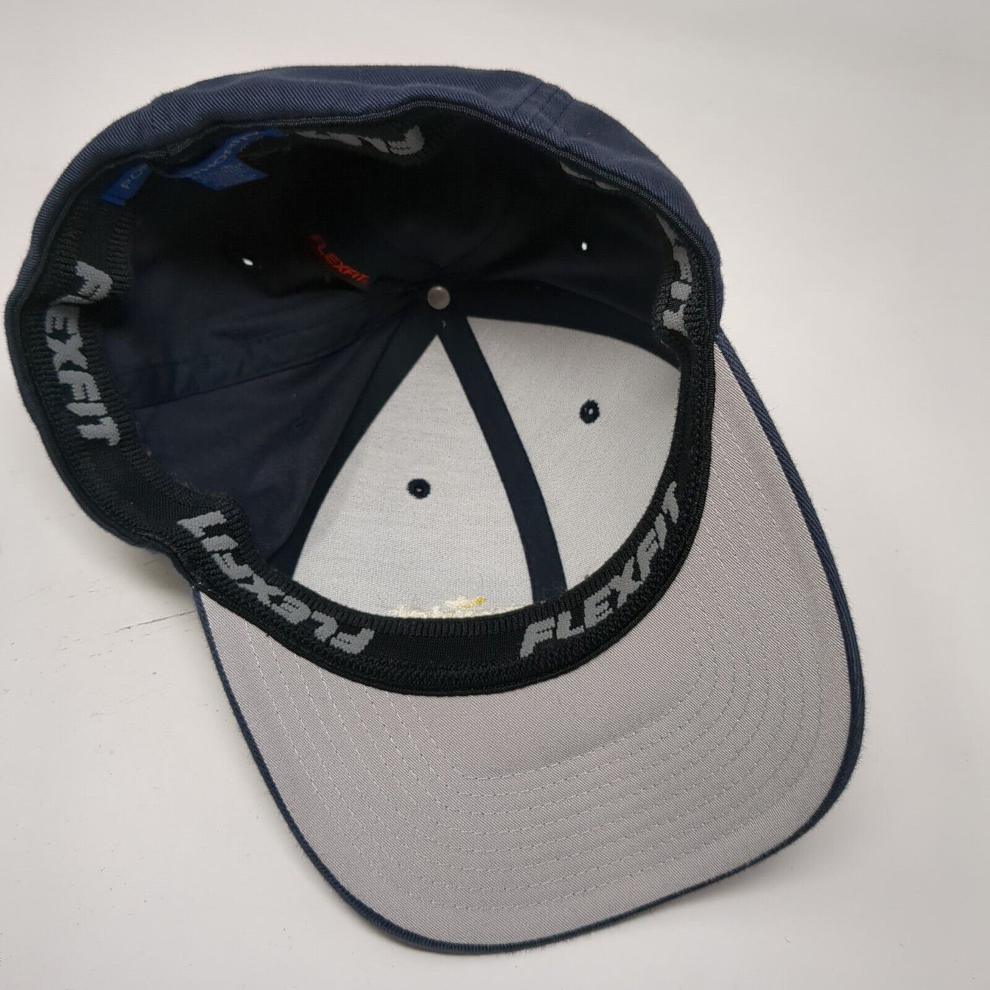 Simplot Grower Solutions Fitted Hat Blue L/XL Flexfit 6 Panel Port Authority
