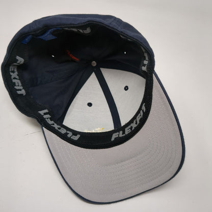 Simplot Grower Solutions Fitted Hat Blue L/XL Flexfit 6 Panel Port Authority