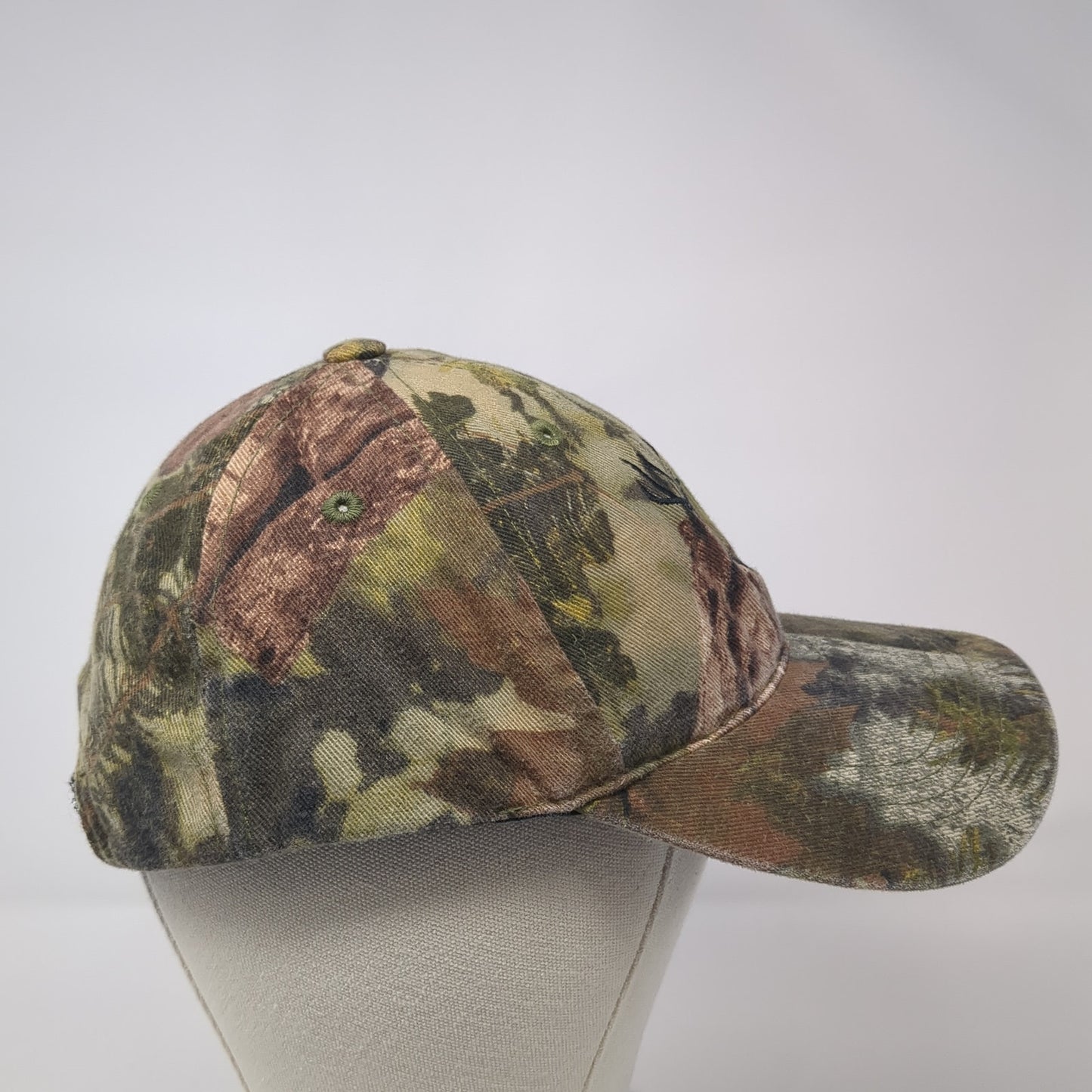 Deer Strapback Hat Multicolor Camo One Size Embroidered Hunting Outdoor
