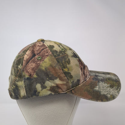 Deer Strapback Hat Multicolor Camo One Size Embroidered Hunting Outdoor