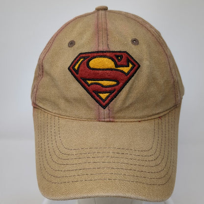 Anima Superman Baseball Cap Brown One Size Strapback DC Comics Embroidered Hat