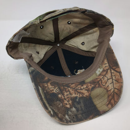 ITT Logo Camo Baseball Cap One Size Brown Advantage Camouflage Strapback Hat