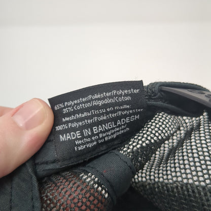 Fusion Snapback Mesh Back Trucker Hat Black One Size Pacific Headwear