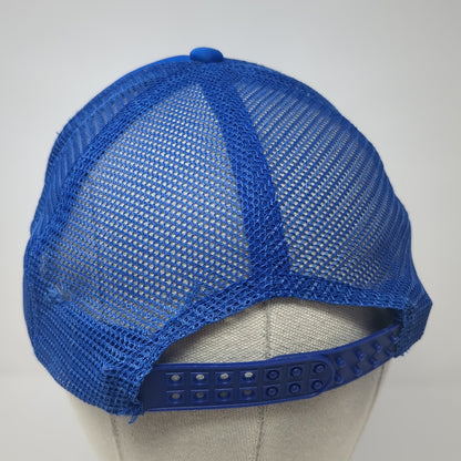 Junior Tu Papa Snapback Trucker Hat Blue One Size Mesh Back Adjustable