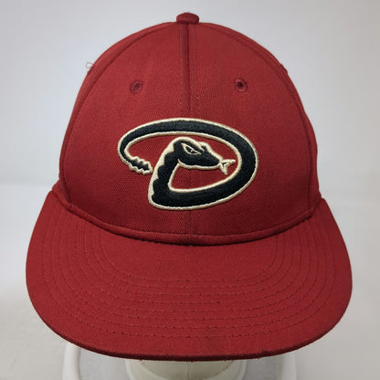 Arizona Diamondbacks MLB OC Sports Baseball Cap Red M Fitted Embroidered Logo