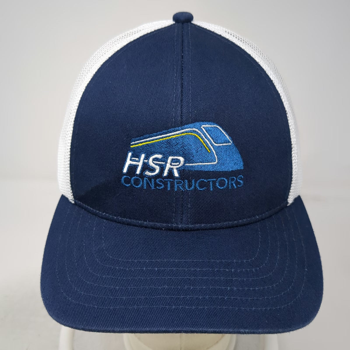 Outdoor Cap Trucker Hat Blue One Size HSR Constructors Train Snapback Mesh Back