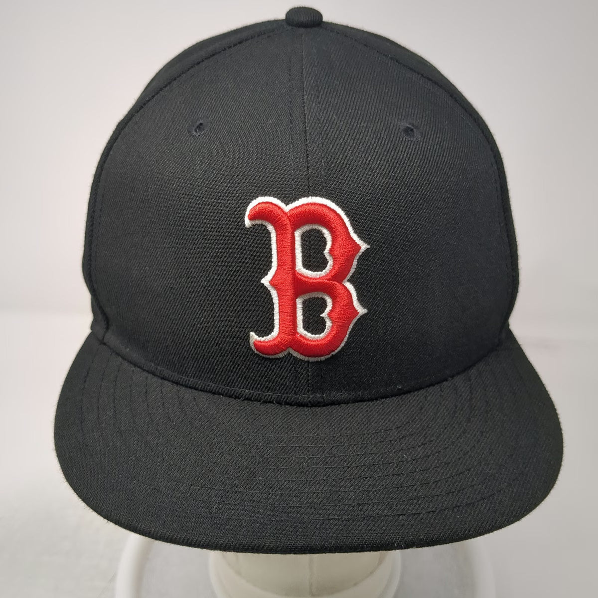 Boston Red Sox MLB New Era Snapback Black One Size Flat Brim 9FIFTY Baseball Hat