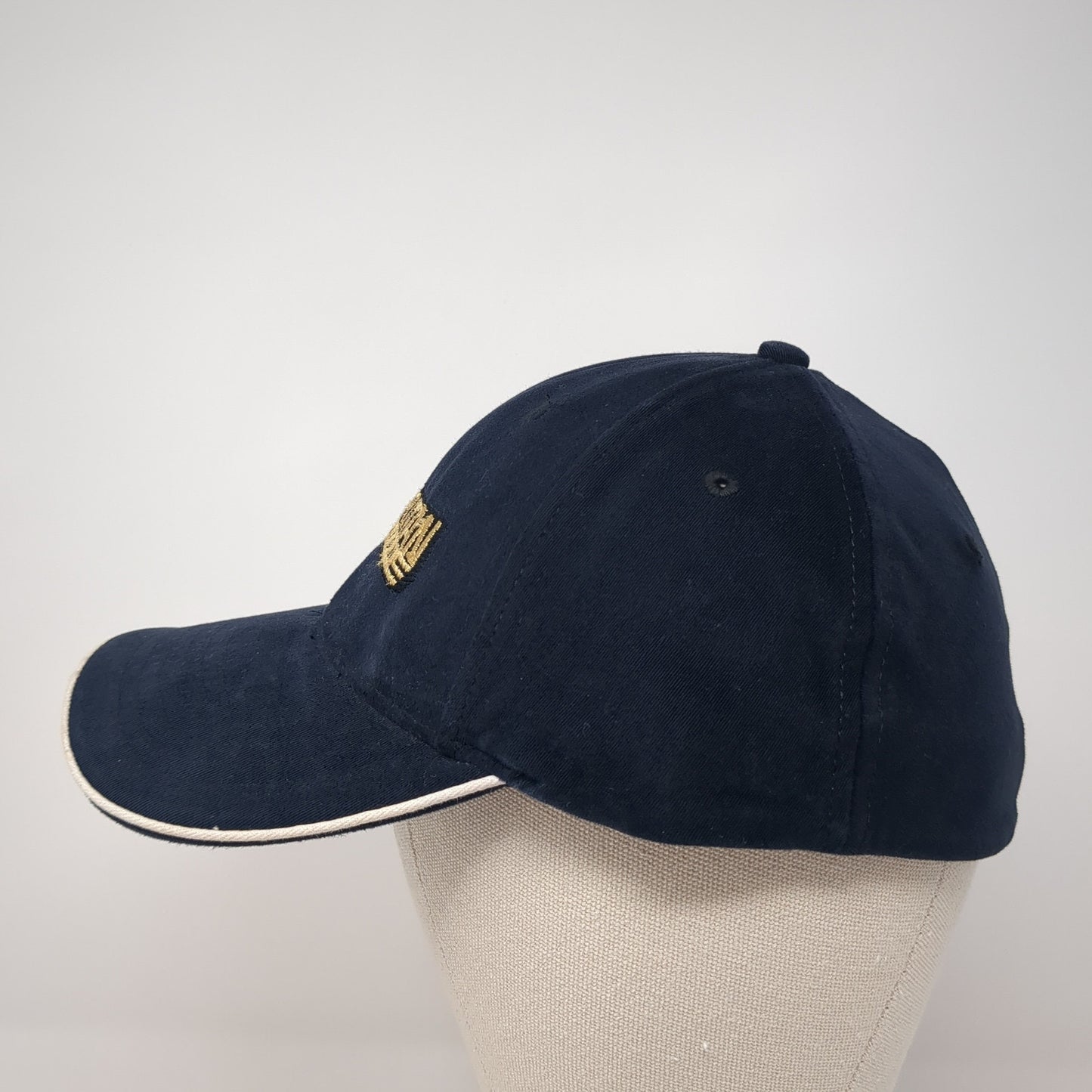 Samaritan Aviation Fitted Hat Blue Medium Embroidered Nu-Fit By KC Caps