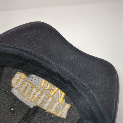 Home Of The Quality PM Strapback Hat Black One Size 6 Panel Cap America