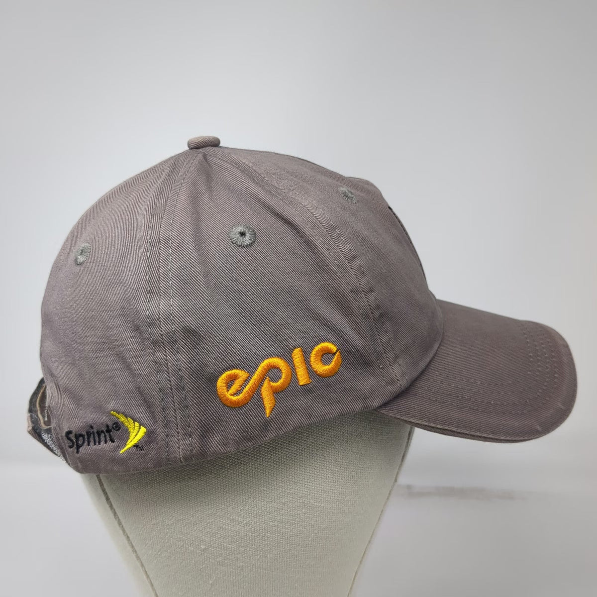 Imperial Baseball Cap Gray One Size Strapback Staff Breckenridge Epic Sprint Hat