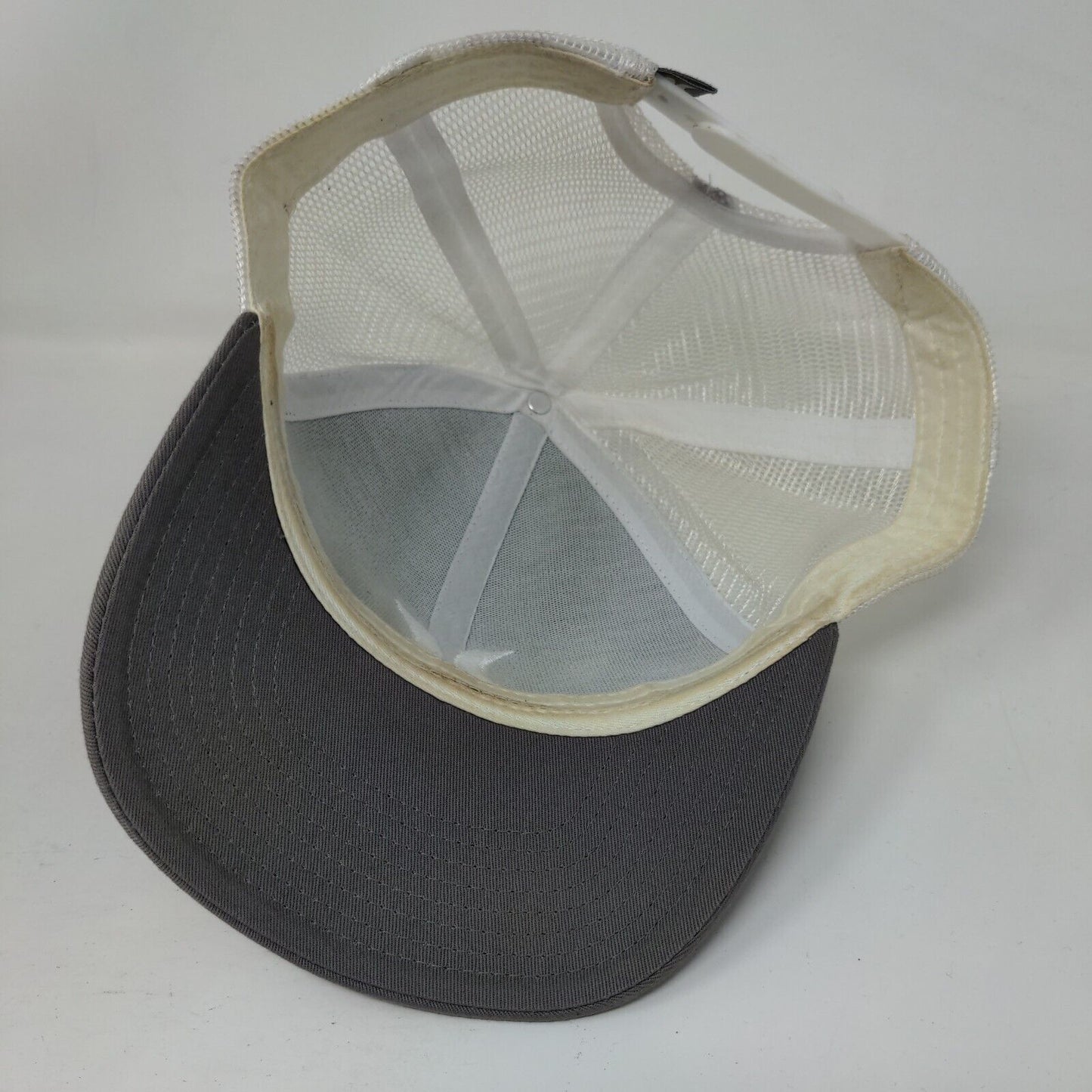 Hurley Snapback Trucker Hat Gray One Size Mesh Back Colorblock