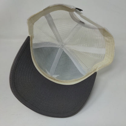 Hurley Snapback Trucker Hat Gray One Size Mesh Back Colorblock