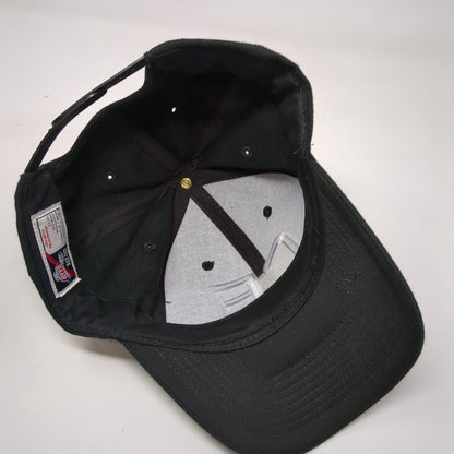 CE Snapback Hat Black OSFM Adjustable Embroidered Solid 6 Panel Otto