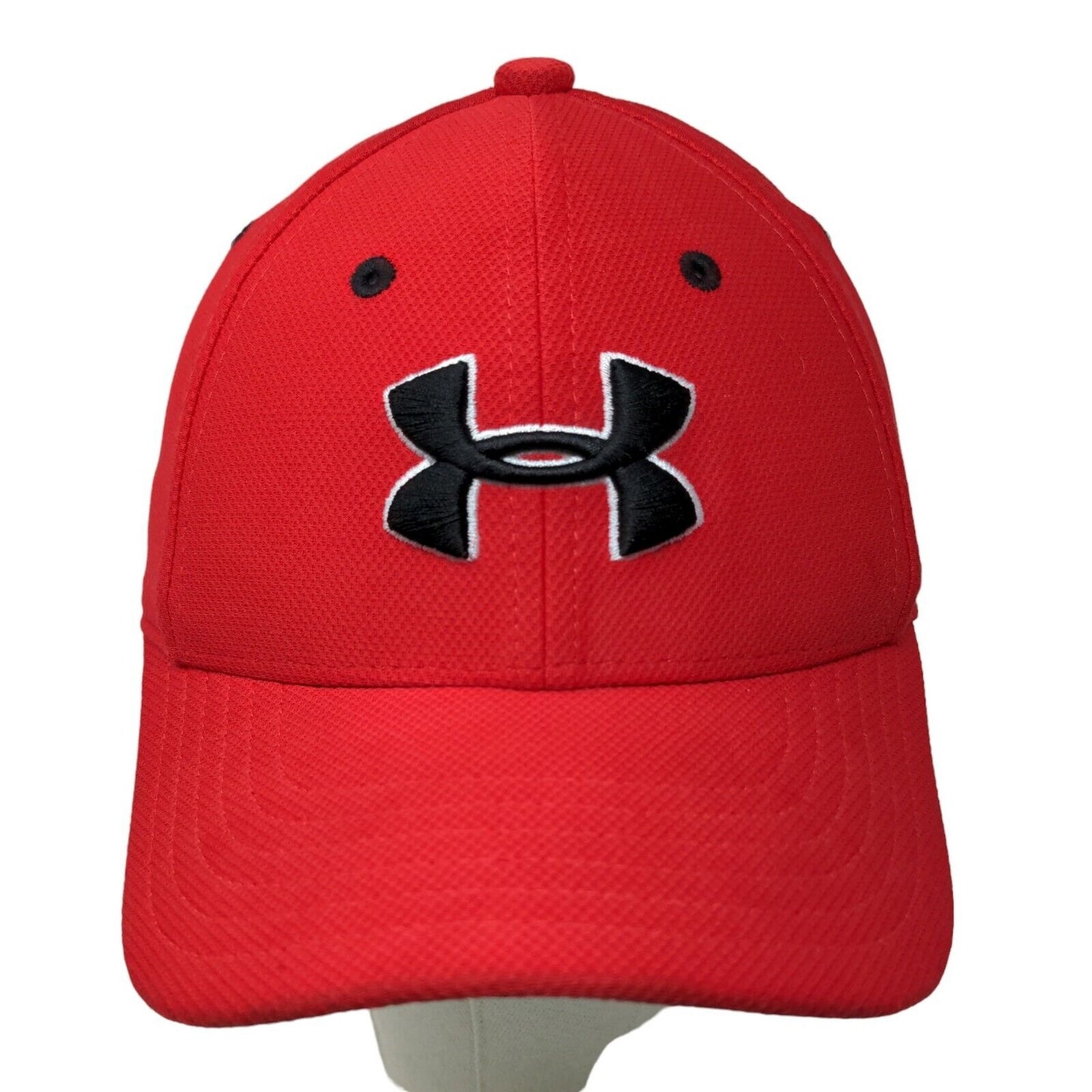 Under Armour Boy's Fitted Hat Red Size M 4-6 Years Embroidered Logo