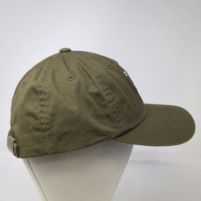 Stance Baseball Cap Green One Size Slideback Embroidered Flower Smiley Hat