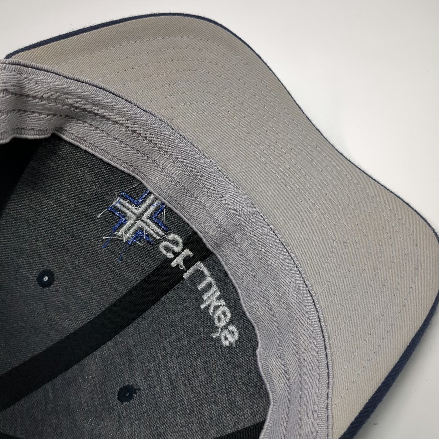 Richardson Blue XL St Lukes Cross Logo Flexfit Fitted Pro 585 Acrylic Wool Hat