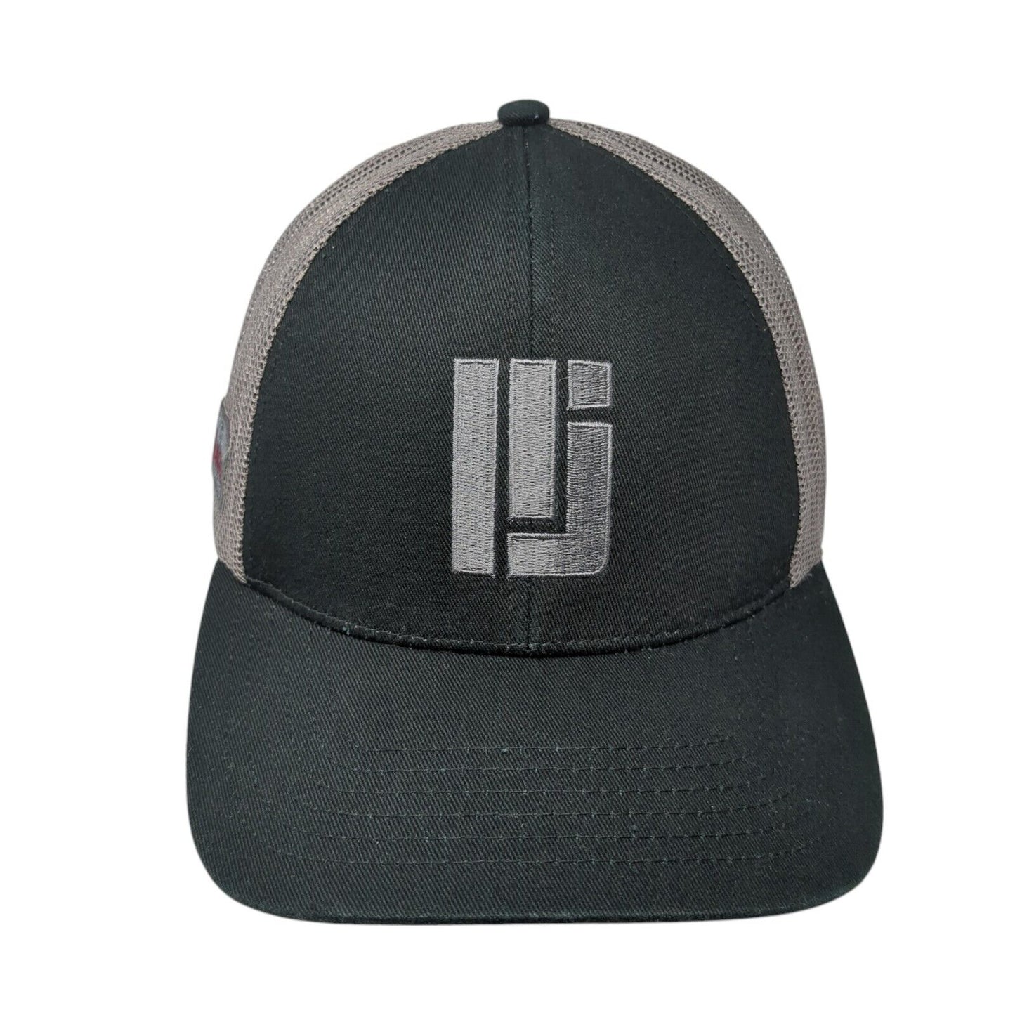 McMillen Jacobs Snapback Trucker Hat Black One Size Mesh Back Adjustable