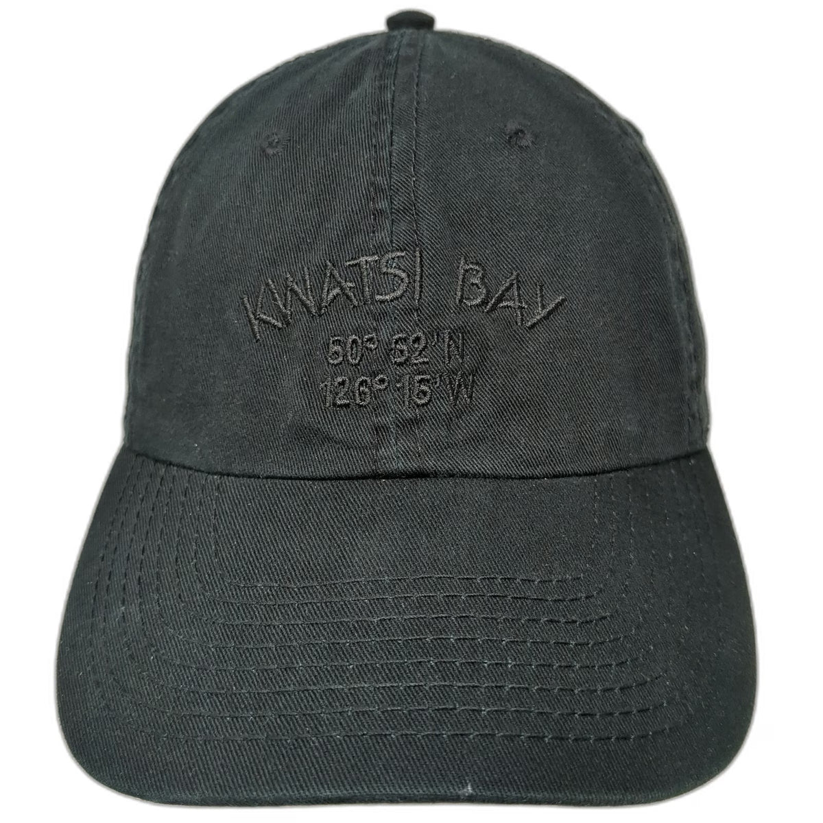 knp Baseball Cap Black One Size Kwatsi Bay Coordinates Tonal Slideback Hat