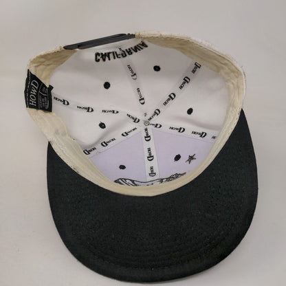 California Republic Snapback Hat White One Size Embroidered Howd