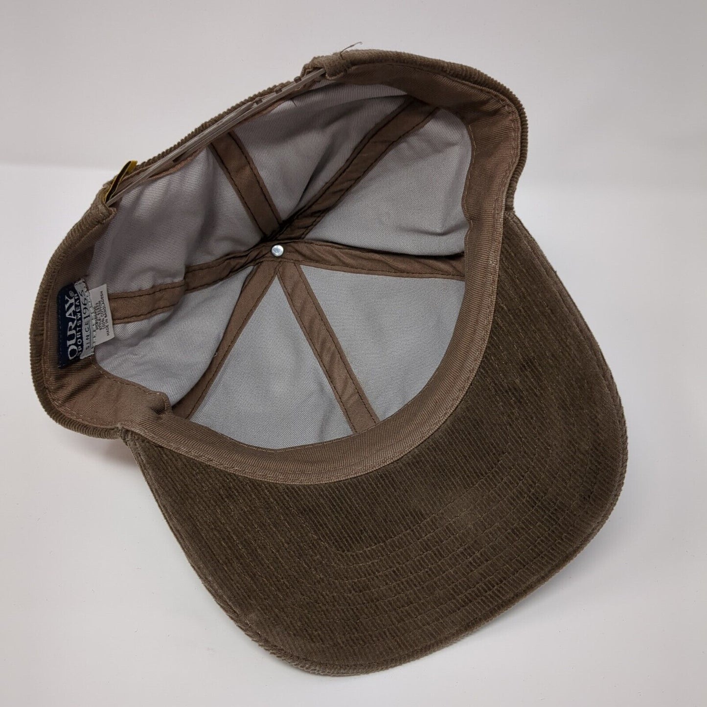 Poison Spider Bicycles Moab Utah Snapback Corduroy Hat Brown OSFA Ouray Logo