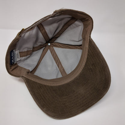 Poison Spider Bicycles Moab Utah Snapback Corduroy Hat Brown OSFA Ouray Logo