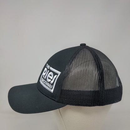 The Ries Brothers Snapback Mesh Back Trucker Hat Black Adult Outdoor Cap