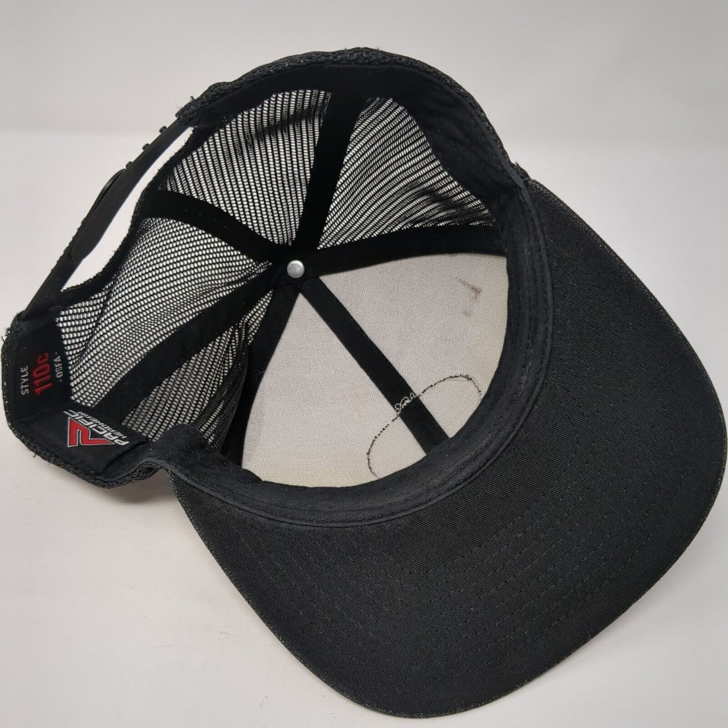 Black Box VR Fitness Snapback Trucker Hat Black One Size Mesh Back