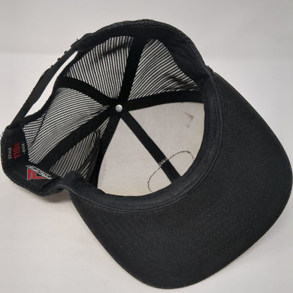Black Box VR Fitness Snapback Trucker Hat Black One Size Mesh Back