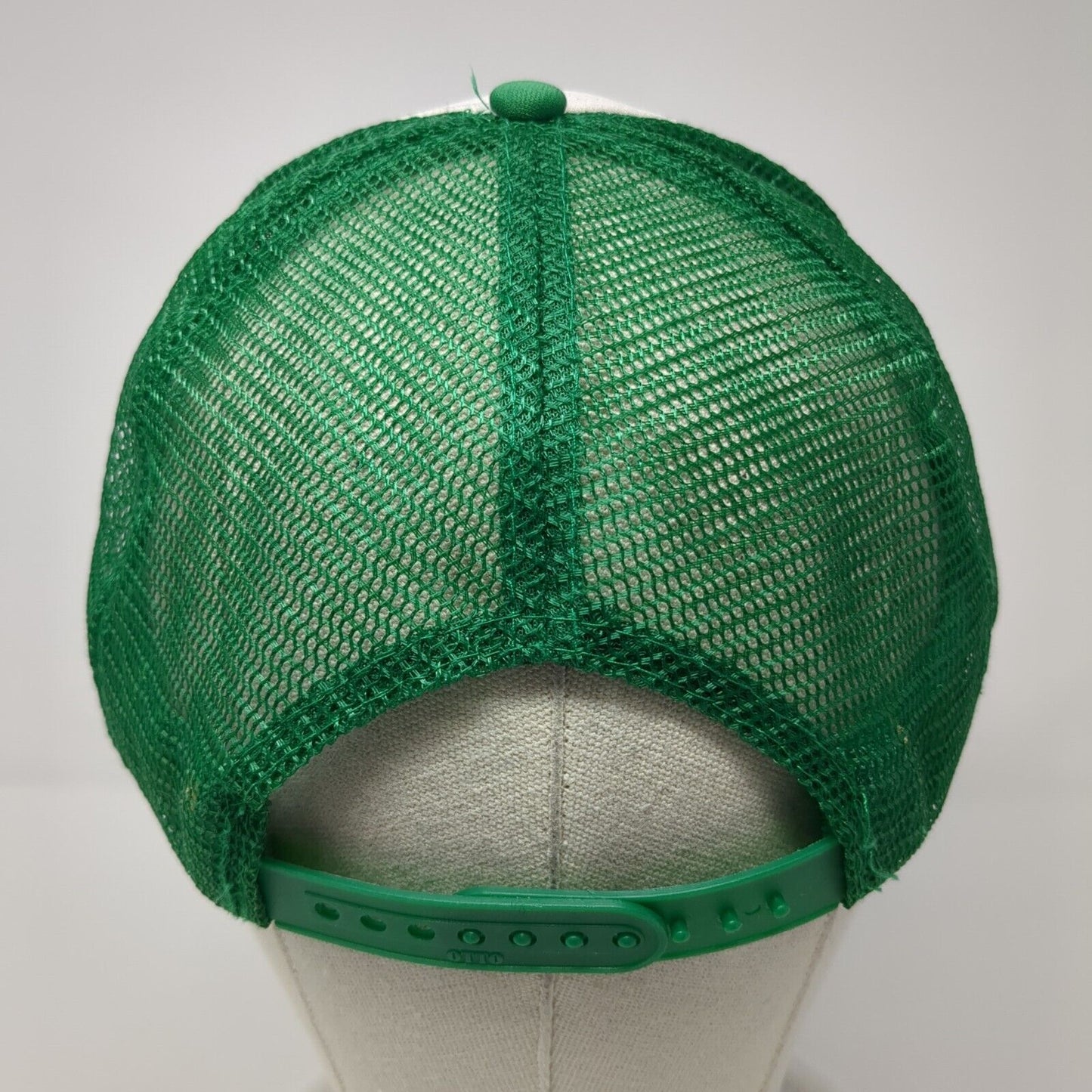 Small Town Coffee Co. Snapback Rope Trucker Hat Green One Size Otto