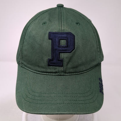 Ralph Lauren Polo Sport Baseball Cap Green One Size Varsity P Strapback Hat