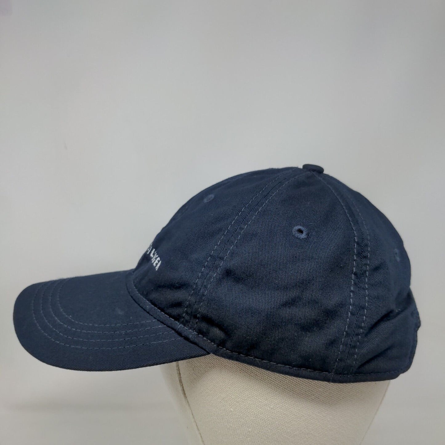 Tommy Hilfiger Slideback Hat Blue One Size Adjustable Embroidered 6 Panel