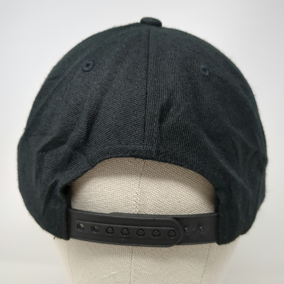 Yupoong Snapback Black One Size Hockey Night In New England Leather Patch Hat