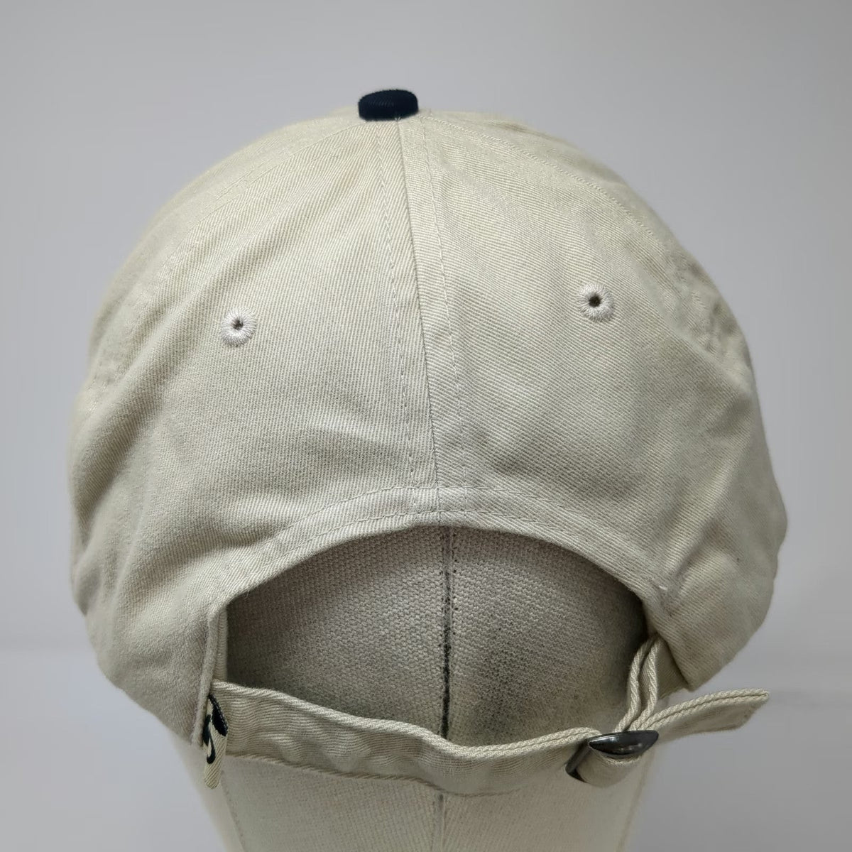 Pacific Headwear Baseball Cap Beige Blue One Size Custom Woodworking Hammer Hat