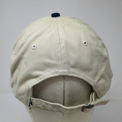 Pacific Headwear Baseball Cap Beige Blue One Size Custom Woodworking Hammer Hat