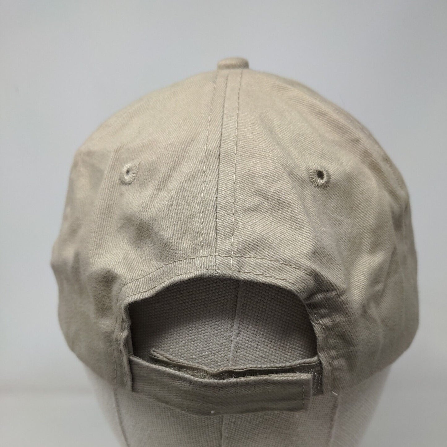 Tillman Furniture Strapback Hat Tan One Size Embroidered Fismark