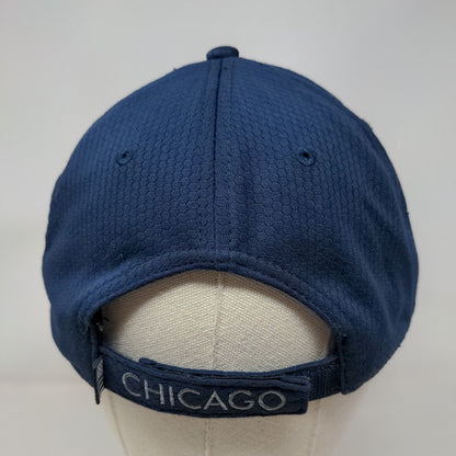 Chicago Est 1837 Strapback Hat Blue One Size Vent Holes Essencial Caps
