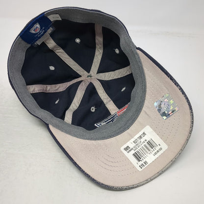 New England Patriots NFL Reebok Blue Size S/M Cap Speckled Brim Stretch Fit