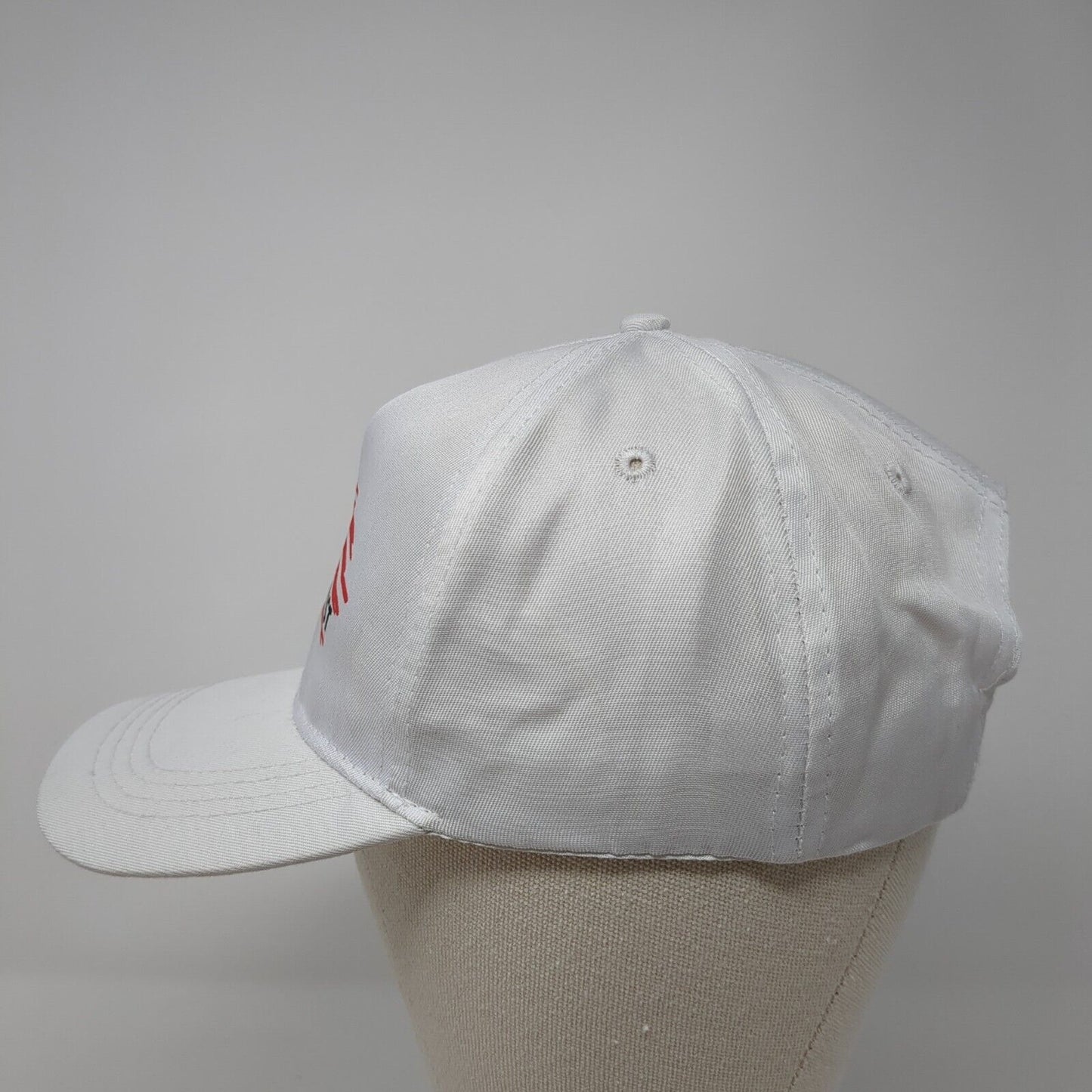 In God We Trust Snapback Hat White OS Adjustable Patriotic 6 Panel Polyester