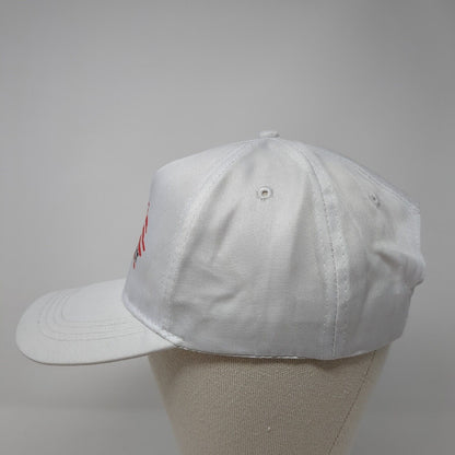 In God We Trust Snapback Hat White OS Adjustable Patriotic 6 Panel Polyester