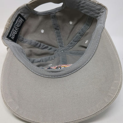 Wear U Been Baseball Cap Gray One Size Alaska Moose Sunset Contrast Stitch Hat