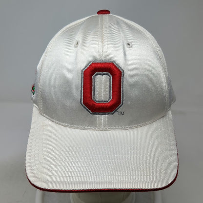 Team Spirit Ohio State Buckeyes NCAA Hat White Cap One Size Strapback Logo Red