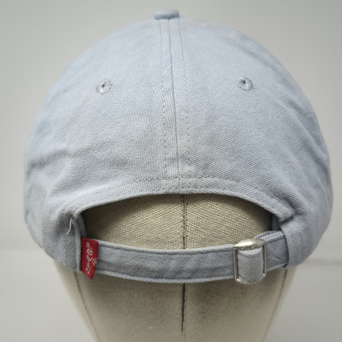 Levi's Baseball Cap Blue One Size Floral Daisy Cotton Slideback Adjustable Hat
